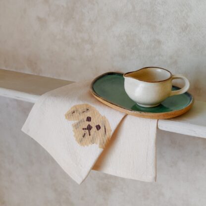 Poodle Face Kitchen Towel